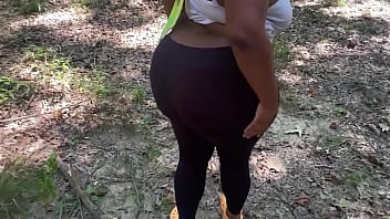 A handsome man stumbles upon a lost big butt BBW in the woods and has sex with her anus