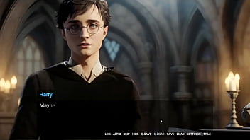 Harry Potter和Hermione在霍格沃茨的禁忌BDSM玩耍